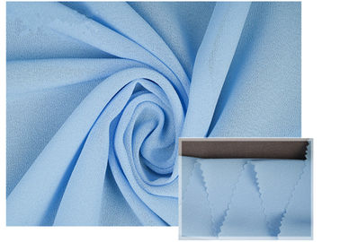 100% Stof van de polyester de Zachte Lichtblauwe Chiffon In te ademen voor de Zomerkleding/Broek
